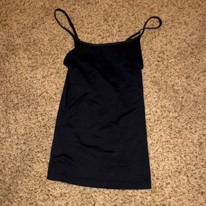 Black tank top